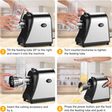 Electric Cheese Grater, 250W 5-in-1 Professional Cheese Grater Electric Vegetable Slicer, Electric Slicer Shredder for Veggies In Australia - Darrahopens