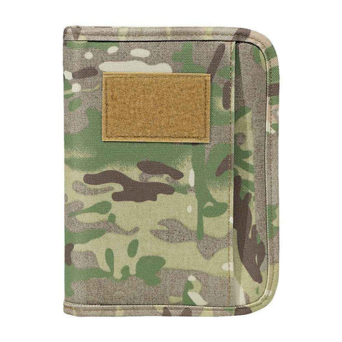Padfolio Ring Binder of Loose-Leaf Paper, Weatherproof Notebook Cover, Notebook with Zippered for Folders, Cards Refillable Notepad(20.3*14*2.8cm, Only one laptop sleeves)