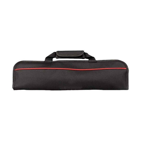 5 Pocket Chef Knife Case Roll Bag Bi-Fold (Black) Lightweight - Durable double-layer Oxford fabric – Perfect for the Busy Traveling Chef
