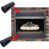 Magnetic Fireplace Draft Stopper - 2pcs Fireplace Vent Covers, Screen Insulation Blocker for Winter Indoor Prevent Cold Air and Heat Loss, 36 x 4in