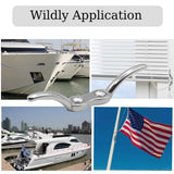 Boat Cleat, 2 1/2 in  6 inch Dock Cleat 316 Stainless Steel Marine Grade, Rope Cleat -Include Mounting Screws
