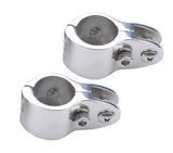 Top Fittings,Top Rail Mounts Jaw Slide,Eye End Caps External Stainless Steel 1 Pair Boat  Top Hinged Jaw Slide Rail Mount 316 Stainless Steel Marine Hardware