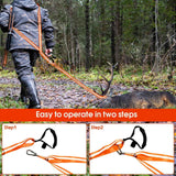 Deer Drag Strap and Harness Heavy Duty Safety Deer Dragging Rope Hunting Accessories for Hunters
