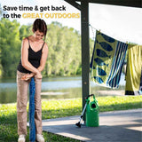 Ultra-Light Clothes Wringer – Upgraded Version with Wider Towel – Manual Hand Crank Laundry Dryer for Travel, Camping & Off-Grid Use – Compact & Eco-Friendly