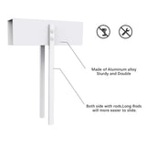 Metal Bifold Door Lock - Double Door Locks Keep Cats&Dogs Out of Closets, Cabinets, Pantry - No Need Install (2PC)