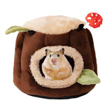 Guinea Pig Hamster Bedding or Hideout for Mouse Mice Rat Ferret Bunny Fluff Bedding Bed House Cage Accessories, （S）