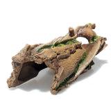 Lizard Snake or Reptile Hide, Large Hollow Log Snake Hideout for Ball  Bearded Dragon and Gecko Eco-Friendly Resin Tank Accessory with Basking Platform