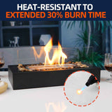 48PCS Ceramic Wool Wick for Tabletop Fire Pit, Table Top Firepit Sponge Fuel Core for Bioethanol Rubbing Alcohol, Suitable for /Flammtal/ Fireplaces, Extend Burning Time