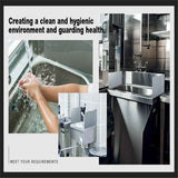 2pcs15 x 6 Inch Stainless Steel Splash Guard Stainless Steel Wall Mount Guard with Screws Screws for Bathroom Sink Side Sink Splash Prep Sinks Protector for Commercial Kitchen Restaurant