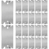 50 Pcs Nail Plates for Wood Studs, 1.5" x 2.5" Cable Wire Protector with Pointed Prongs, Steel Safety Plates, Anti Nail Protection for Protects Plumbing and Wiring