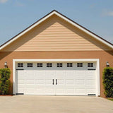 Garage Door Magnetic Decorative Hardware, 6 Pieces Rectangle Garage Door Magnets Accents Curb Appeal Faux Hinges and Handles Garage Door Decor Hardware Kit, Black(4 Hinges+2 Handles)