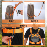 Deer Drag Strap and Dual Harness with Reflective Strips Heavy Duty Deer Dragging Rope Hunting for Hunters