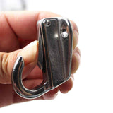 Spring Snap Attach Rope Hook, SS 316 Fender Spring Fending Hook Marine Clothes Boat Hardware (4pcs)