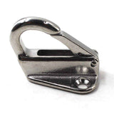 Spring Snap Attach Rope Hook, SS 316 Fender Spring Fending Hook Marine Clothes Boat Hardware (4pcs)