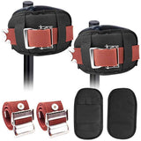 2 Packs Drywall Stilt Replacement Parts, Comfort Stilt Pads Protective Padded Leg Bands for Drywall, Nylon Adjustable Stilt Leg Straps, Suitable for Home Decoration, Street Performance