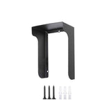 Outdoor Black Doorbell Rain Anti-Glare Cover, Steel Weather-Blocking Camera Cover Glare Sun Shade Protection for Most Video Doorbells