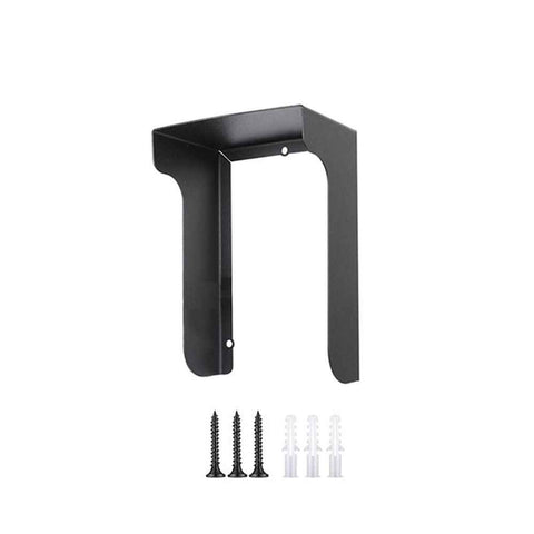 Outdoor Black Doorbell Rain Anti-Glare Cover, Steel Weather-Blocking Camera Cover Glare Sun Shade Protection for Most Video Doorbells