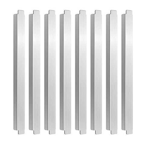 8Pcs 12 Inch Stainless Steel Adaptor Bar Table Adapter Bar Long Divider Metal Food Divider for Restaurant Kitchen Food Service Accessories
