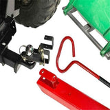 Premium Combo Hitch, Haul Pin Hitch, Handled Lawn, and Garden Equipment, or Wheeled Garbage Cans - by Garbage Commander