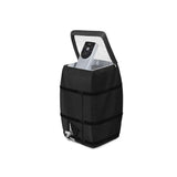 Hot Tub Spa Heater Pump Cover with Transparent PVC Top Window and Zipper Opening,Heavy Duty Waterproof Dustproof Hot Tub Insulated Pump Cover for Multiple Brands (Black)