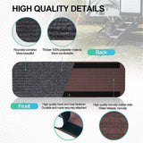 RV Step Covers 4 Pack 24" Wide x 7.5" Deep Camper Step Covers, Non Slip RV Stair Treads for Travel Trailers, Mobile Home, Motorhome (Gray)