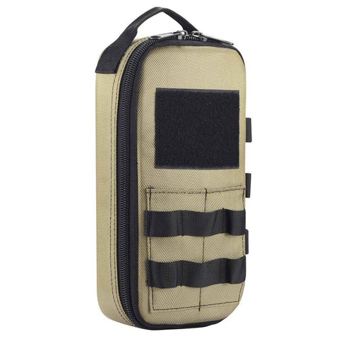 Portable Small Tool Bag, Heavy Duty Tool Pouch Bag, Durable Multiple Pockets Tool Hand Bag for Electricians, Carpenters, HVAC Technicians（Does not include tools）
