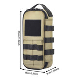 Portable Small Tool Bag, Heavy Duty Tool Pouch Bag, Durable Multiple Pockets Tool Hand Bag for Electricians, Carpenters, HVAC Technicians（Does not include tools）