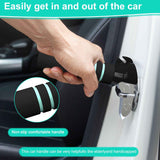 2 pack Car Door Handle for Elderly: Non-Slip Grip and Sturdy Assist Support - Fits Most Vehicles for Easy Getting in and Out of Car - Helpful for Seniors Handicapped Pregnant Women Children