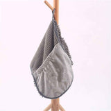 Microfiber Dog Bath Towel – Super Absorbent Dog Towels for Drying Dogs Large & Small, Quick Dry Pet Towel with Hand Pockets, Soft & Durable Puppy Towel, Machine Washable – Grey（35x80cm）