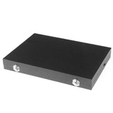 100 Slot Ring Holder Display Case - Black Jewelry Organizer with Transparent Lid, Ring Organizer For Jewelry Rings (oniy box)