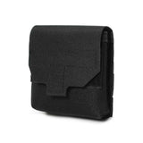 Mini Utility Pouch Essential Pouch General Purpose Micro Pouch Flashlight Earplug  Bag Fit Vest and Belt（black）