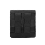 Mini Utility Pouch Essential Pouch General Purpose Micro Pouch Flashlight Earplug  Bag Fit Vest and Belt（black）