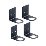Soap Bottle Dispenser Holder Wall Mounted, Hand Pump Bottles Dispenser Stand Hanging Rack Shampoo Standing Shelf Storage Holder Bracket for Bathroom Kitchen (Black 4 Pack)