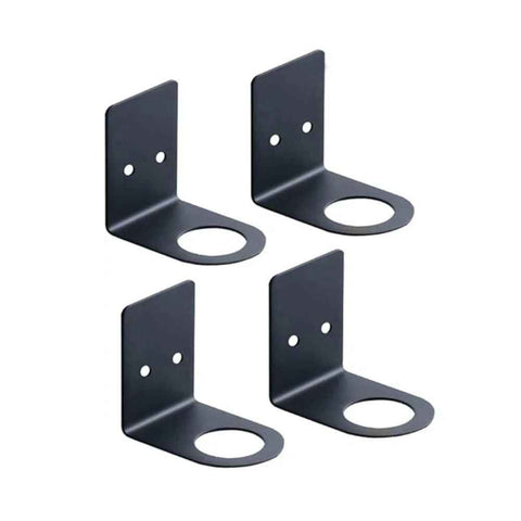 Soap Bottle Dispenser Holder Wall Mounted, Hand Pump Bottles Dispenser Stand Hanging Rack Shampoo Standing Shelf Storage Holder Bracket for Bathroom Kitchen (Black 4 Pack)