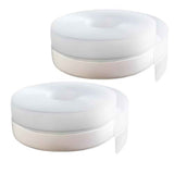 2 pack Silicone Seal Weather Stripping Tape 16.5 Feet Strip Bottom Draft Insulation Stopper Tape Weatherproof Soundproof for Door or Window Bathroom Shower Glass Gaps（45mm*5m）