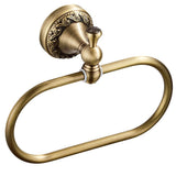 Brass Closed Towel Ring with Wall Mount Angle Heavy Duty Hand Towel Bar Lavatory Hand-Towel Ring Brass Material In Australia - Darrahopens