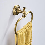 Brass Closed Towel Ring with Wall Mount Angle Heavy Duty Hand Towel Bar Lavatory Hand-Towel Ring Brass Material In Australia - Darrahopens
