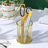 Metal Pen Holder Pencil Cup Holders For Desk Cute Organizer, Makeup Brushes Cup Holder Organizer, Pencil Cup Desk Organizer, 1PC