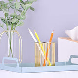 Metal Pen Holder Pencil Cup Holders For Desk Cute Organizer, Makeup Brushes Cup Holder Organizer, Pencil Cup Desk Organizer, 1PC