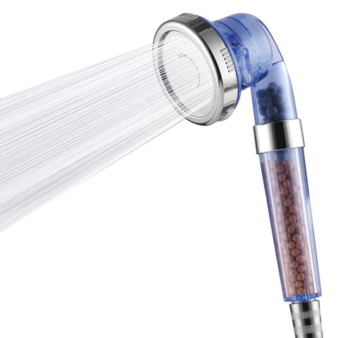 Detachable Ionic Filter Shower Head, High Pressure Showerhead with 3 Setting, Water Saving and Purify Water Quality, Stone Filter In Australia - Darrahopens