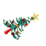 Women Vintage Christmas Tree Brooch Pin Rhinestone Jewelry Gift| Fashion in practical eye-catching luxury and high intensity.