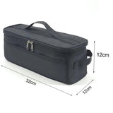 Cookware Storage Bag Cutlery Storage Case Container Case Camping Cooker Storage Bag Camping Carry Bag for Travel Hiking, black In Australia - Darrahopens