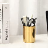 (Gold)Pencil Holder Organizer for Desk,Makeup Brush Storage Holder,Toothbrush Holder,Kitchen Counterto Cutlery Storage