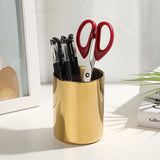 (Gold)Pencil Holder Organizer for Desk,Makeup Brush Storage Holder,Toothbrush Holder,Kitchen Counterto Cutlery Storage