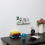acrylic 4 Pack Acrylic Clear Floating Bookshelf for Kids Room,15" Invisible Wall Mounted Hanging Book Shelves