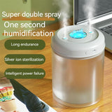 Humidifiers Air Humidifier 1.5L Large Capacity Double Nozzle Diffuser for Home Portable USB Humidifiers for Bedroom In Australia - Darrahopens