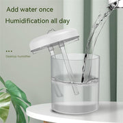Humidifiers Air Humidifier 1.5L Large Capacity Double Nozzle Diffuser for Home Portable USB Humidifiers for Bedroom