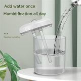 Humidifiers Air Humidifier 1.5L Large Capacity Double Nozzle Diffuser for Home Portable USB Humidifiers for Bedroom
