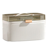 Household Medicine Box, Portable Medicine Box, Household Medicine Box Plastic Medical Box with Double Layer and Security (White) In Australia - Darrahopens