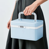 Medicine Lock Box, Lockable Medication Box with Portable Storage Case,Locked medicine box,Locking medicine box Empty Storage